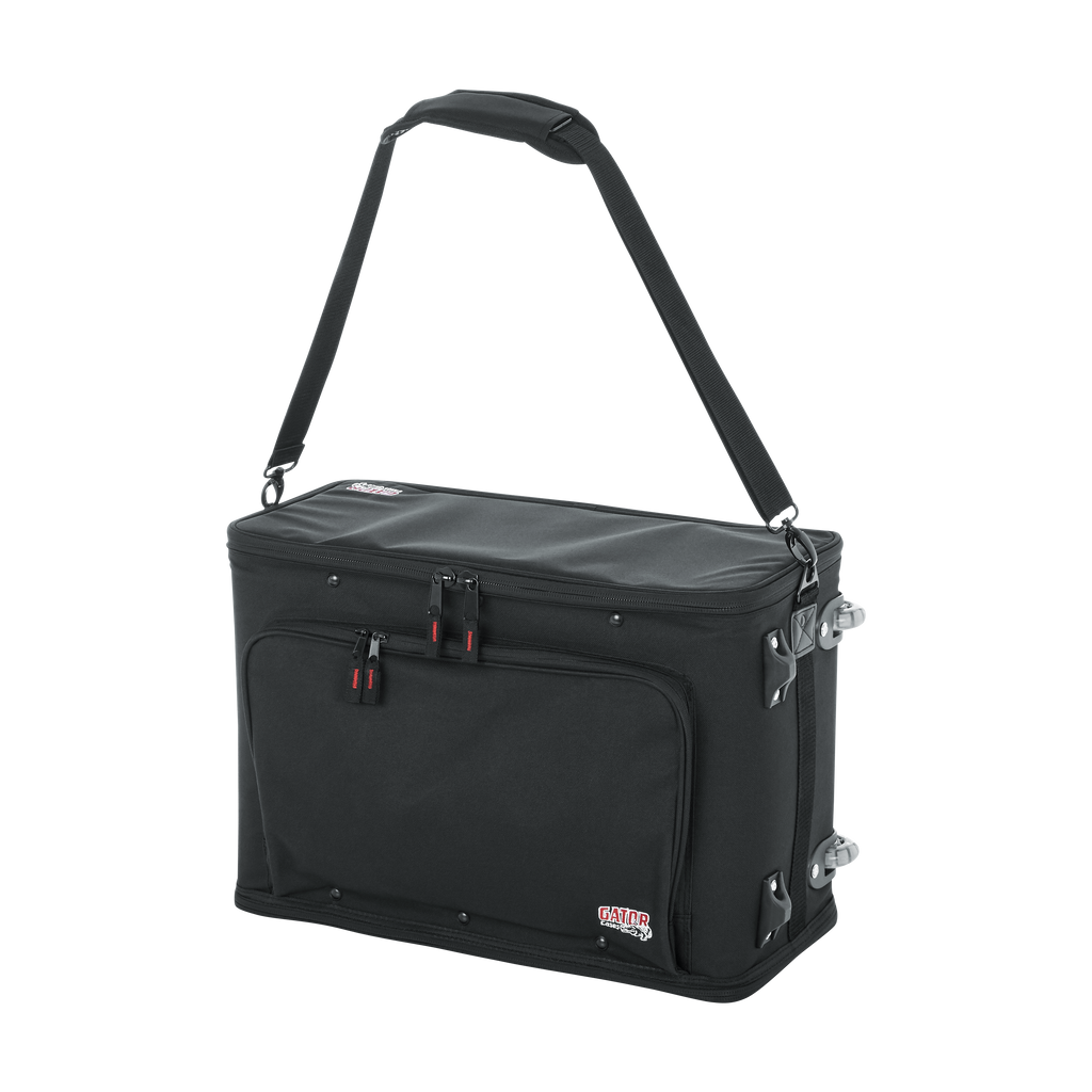 3U Lightweight rack bag w/ tow handle and wheels