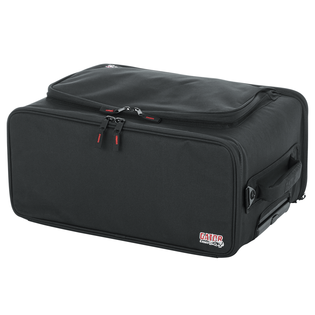3U Lightweight rack bag w/ tow handle and wheels