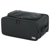 3U Lightweight rack bag w/ tow handle and wheels