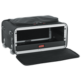 3U Lightweight rack bag w/ tow handle and wheels