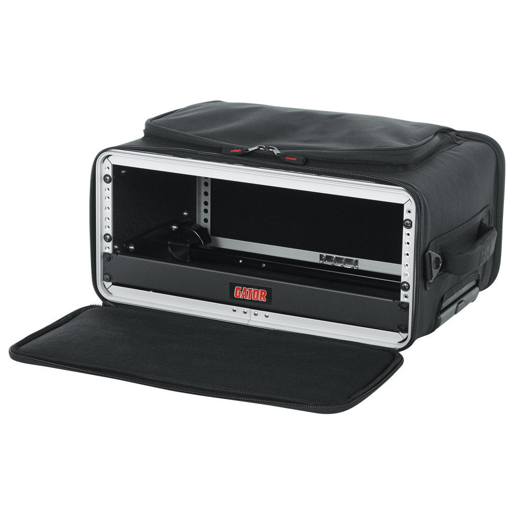 3U Lightweight rack bag w/ tow handle and wheels