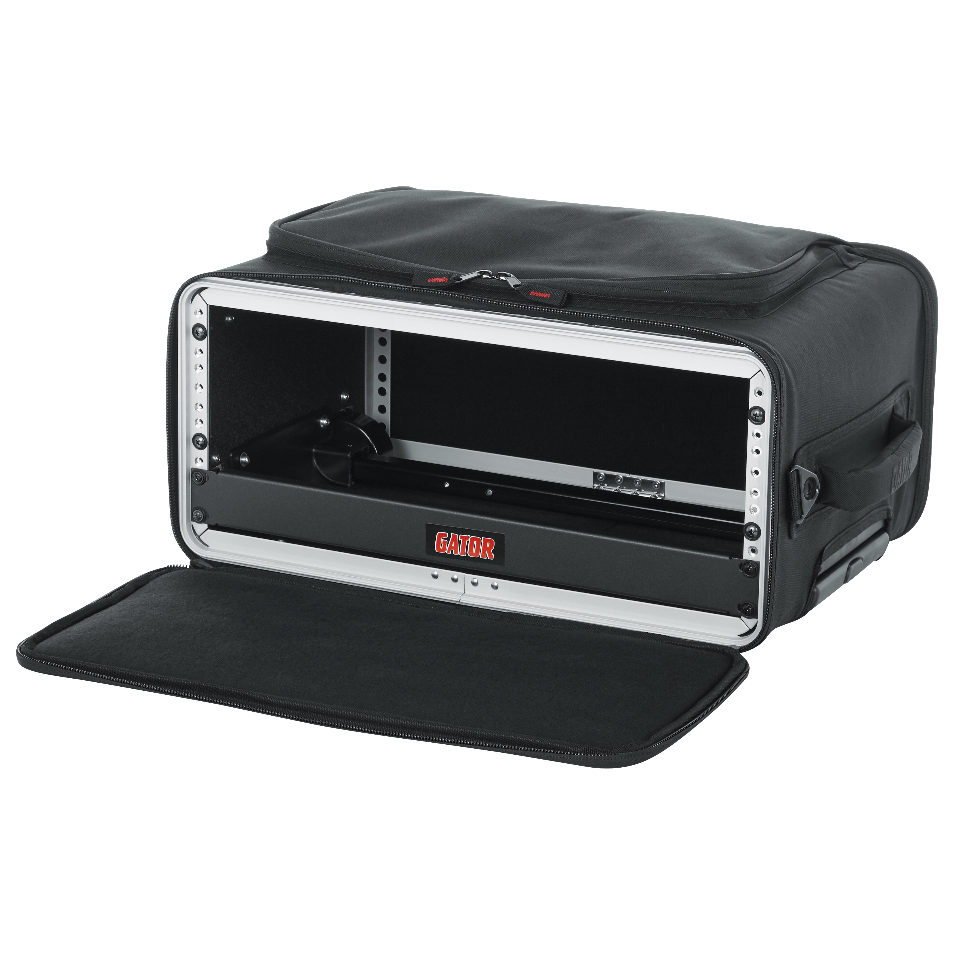3U Lightweight rack bag w/ tow handle and wheels