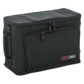 3U Lightweight rack bag w/ tow handle and wheels
