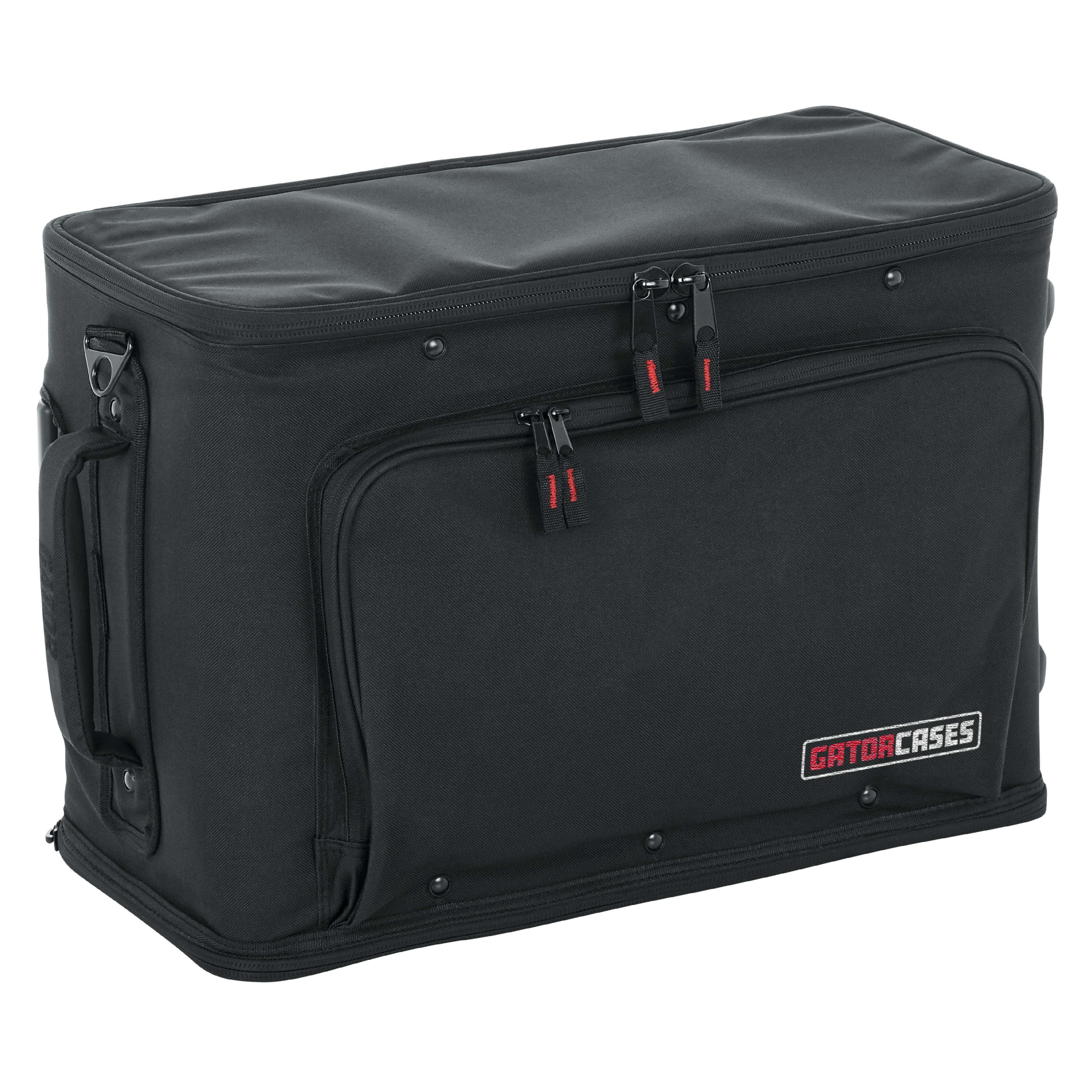 3U Lightweight rack bag w/ tow handle and wheels