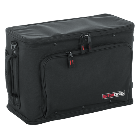 3U Lightweight rack bag w/ tow handle and wheels