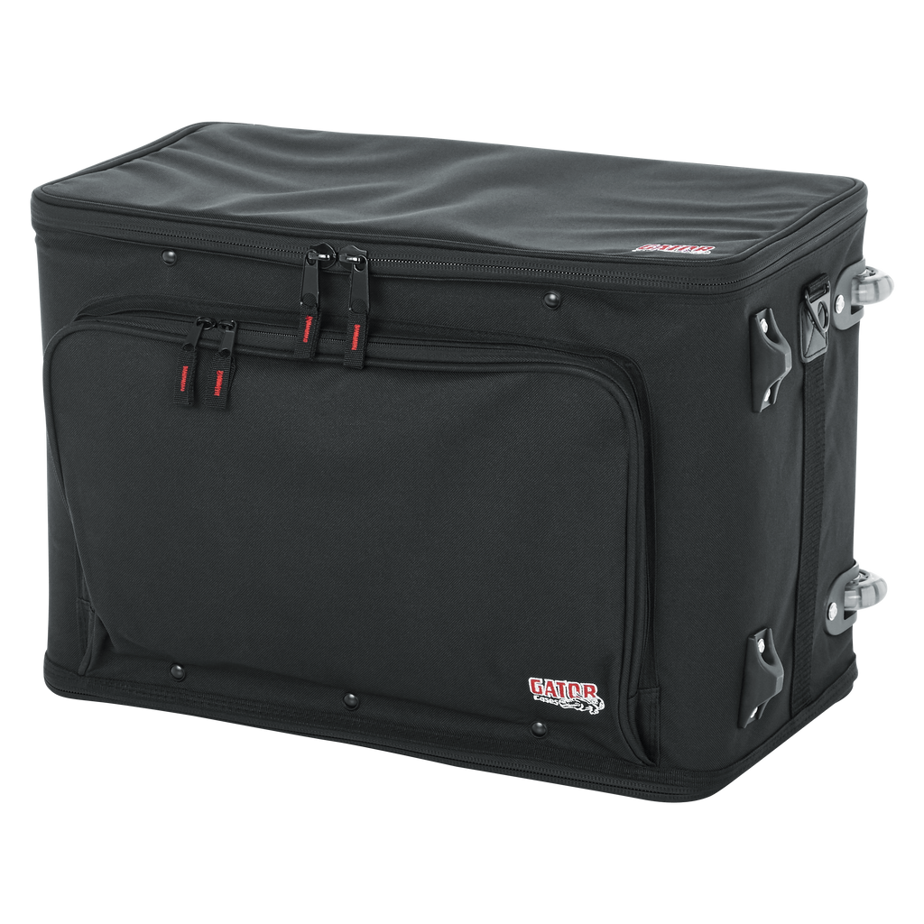 4U Lightweight rack bag w/ tow handle and wheels