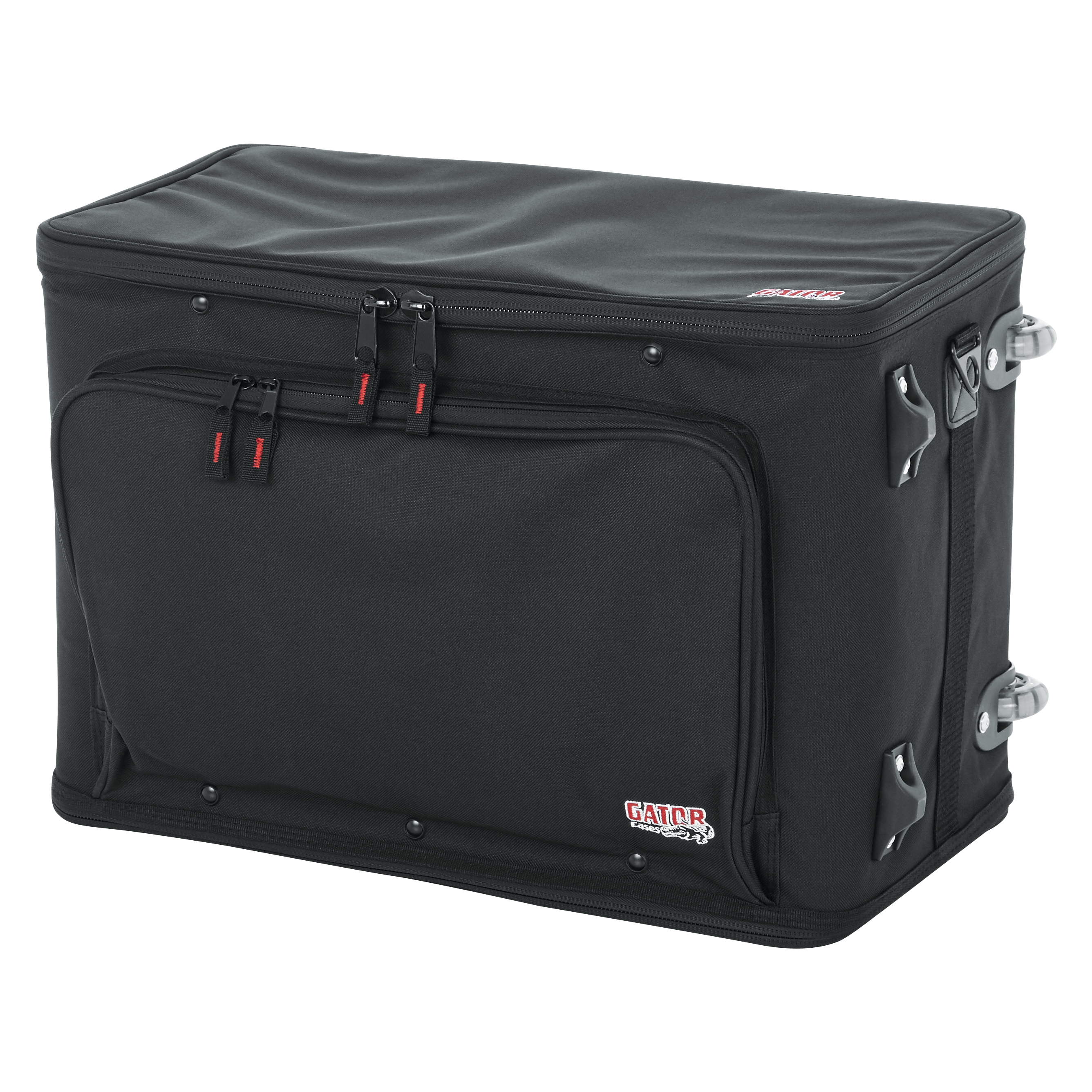4U Lightweight rack bag w/ tow handle and wheels
