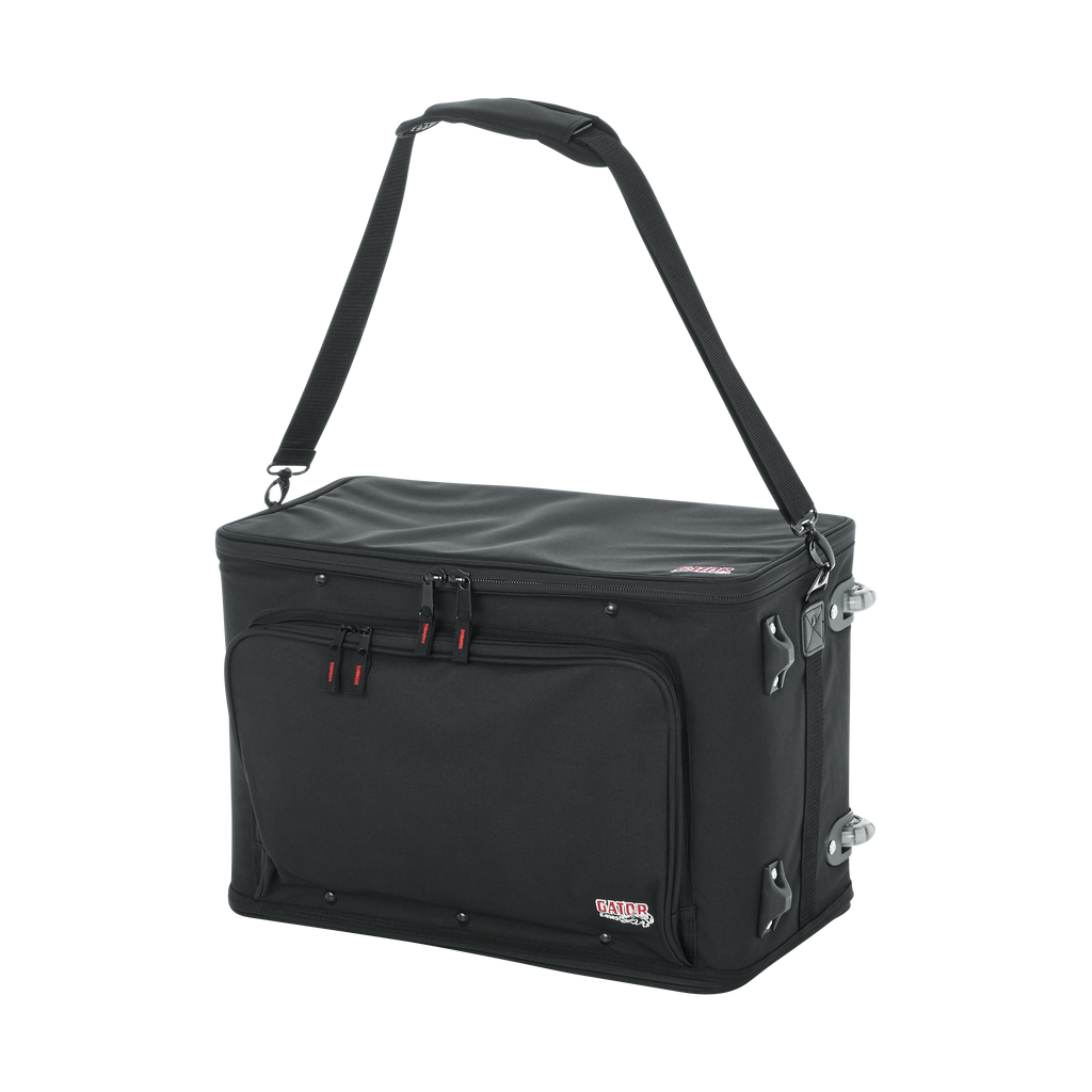 4U Lightweight rack bag w/ tow handle and wheels