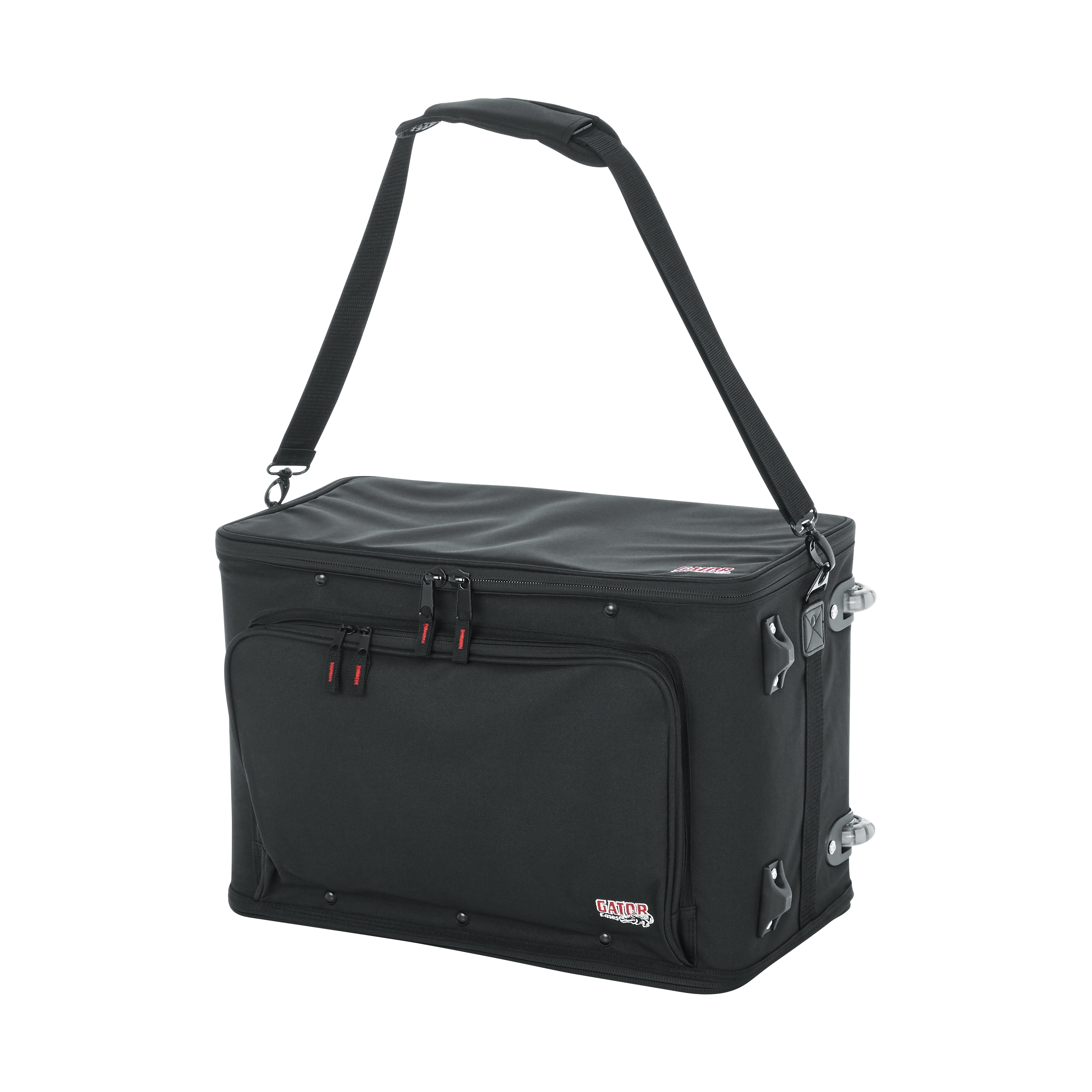 4U Lightweight rack bag w/ tow handle and wheels