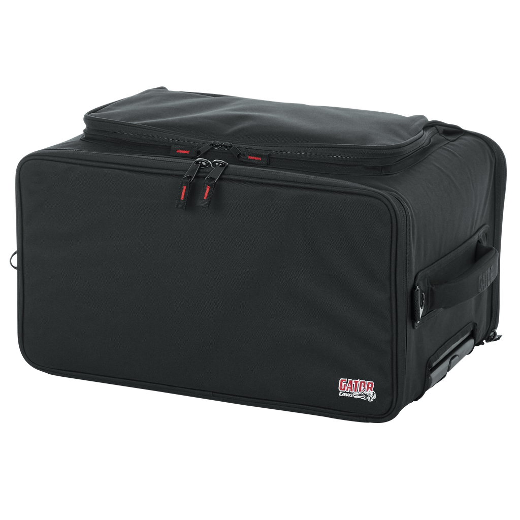 4U Lightweight rack bag w/ tow handle and wheels