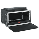 4U Lightweight rack bag w/ tow handle and wheels