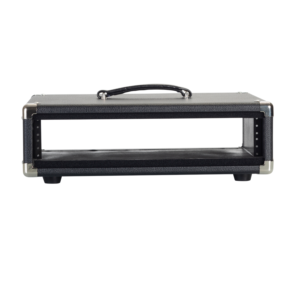 Vintage Amp Vibe Rack Case – 2U Black