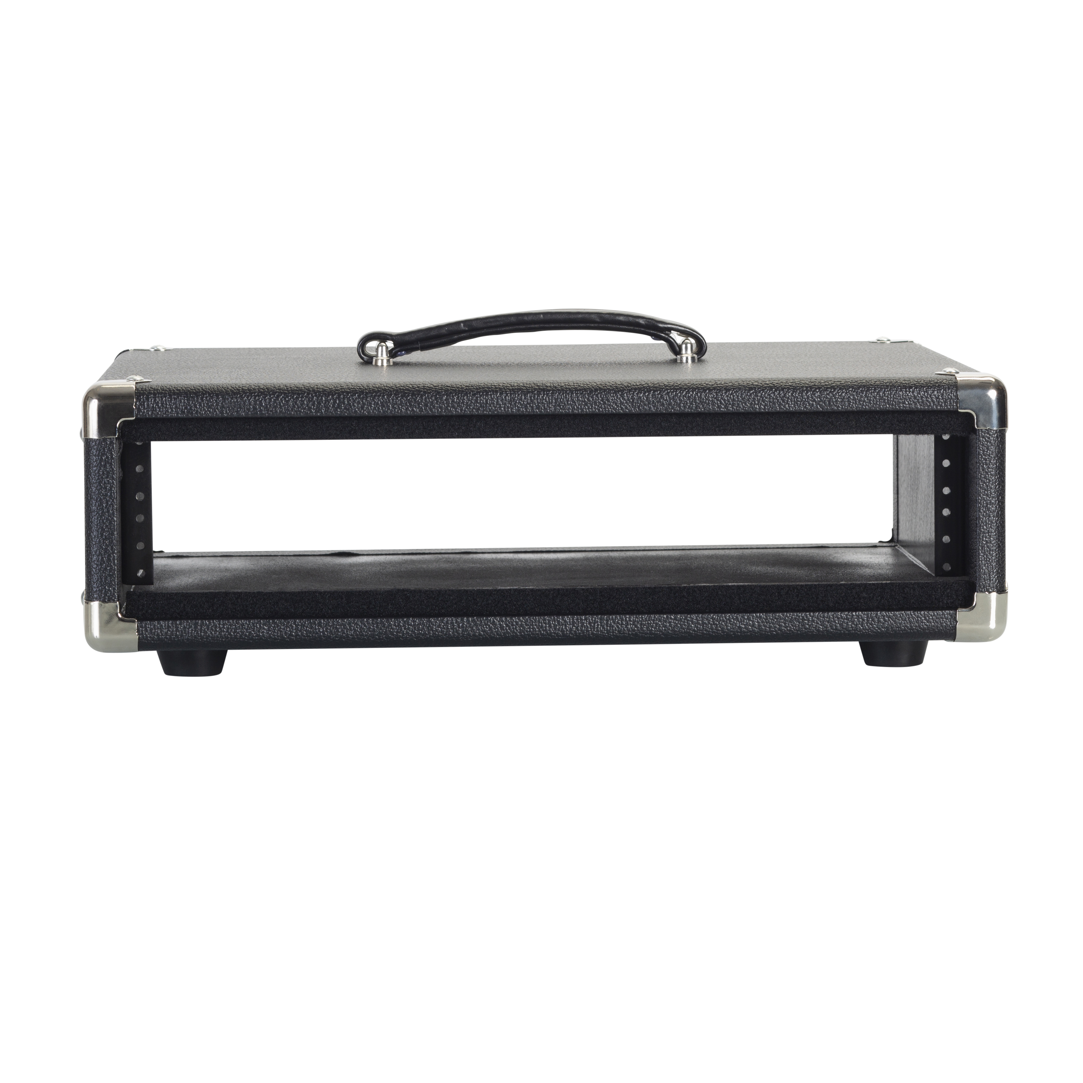 Vintage Amp Vibe Rack Case – 2U Black