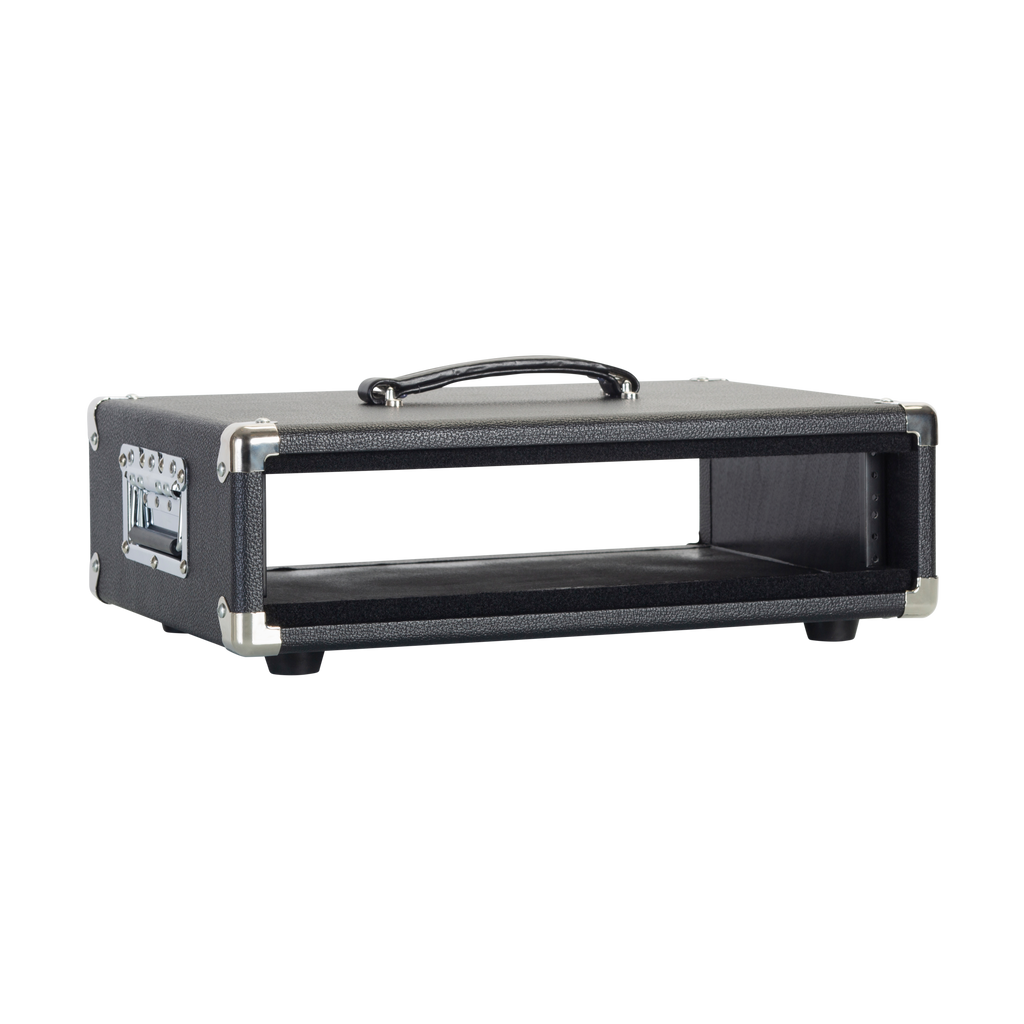 Vintage Amp Vibe Rack Case – 2U Black