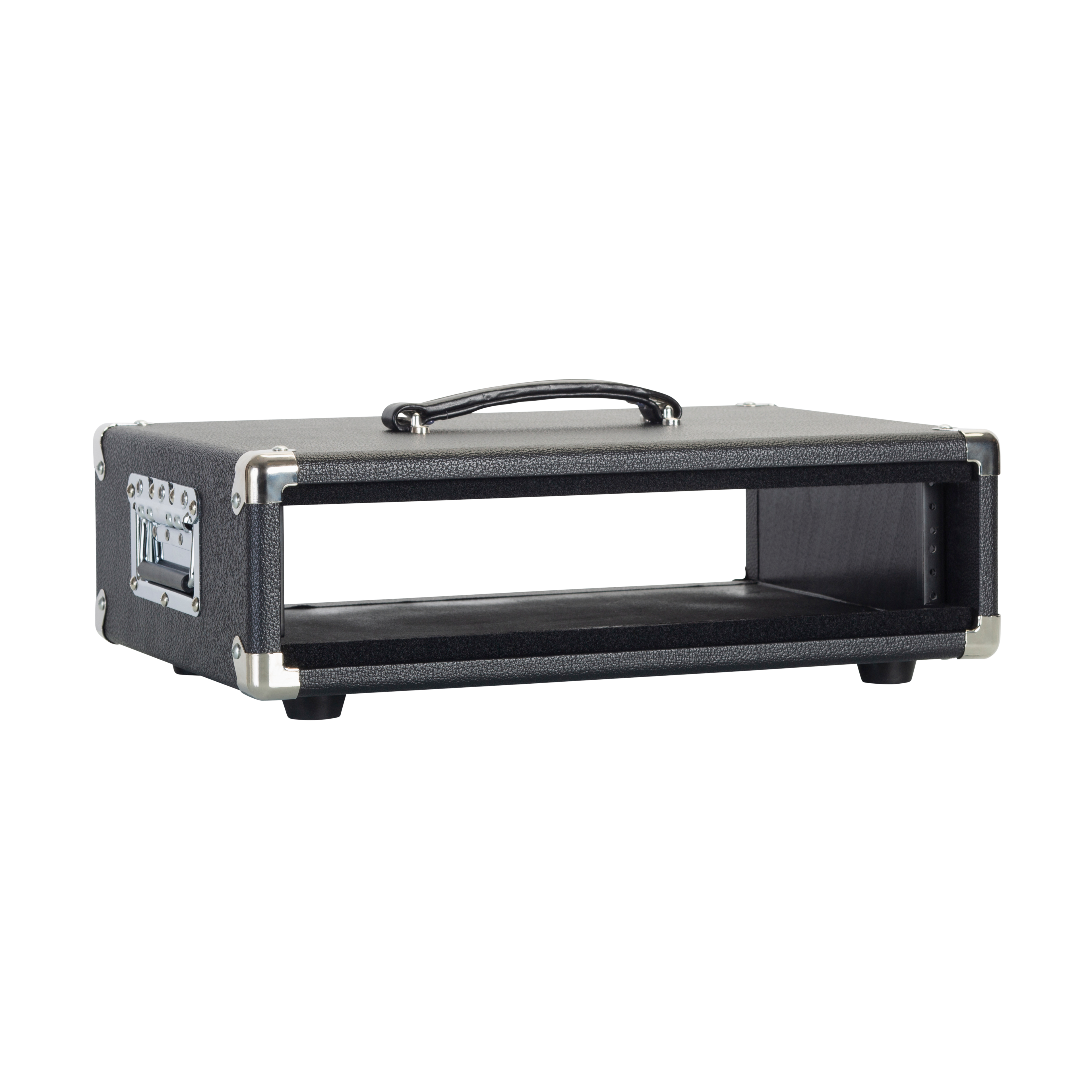 Vintage Amp Vibe Rack Case – 2U Black