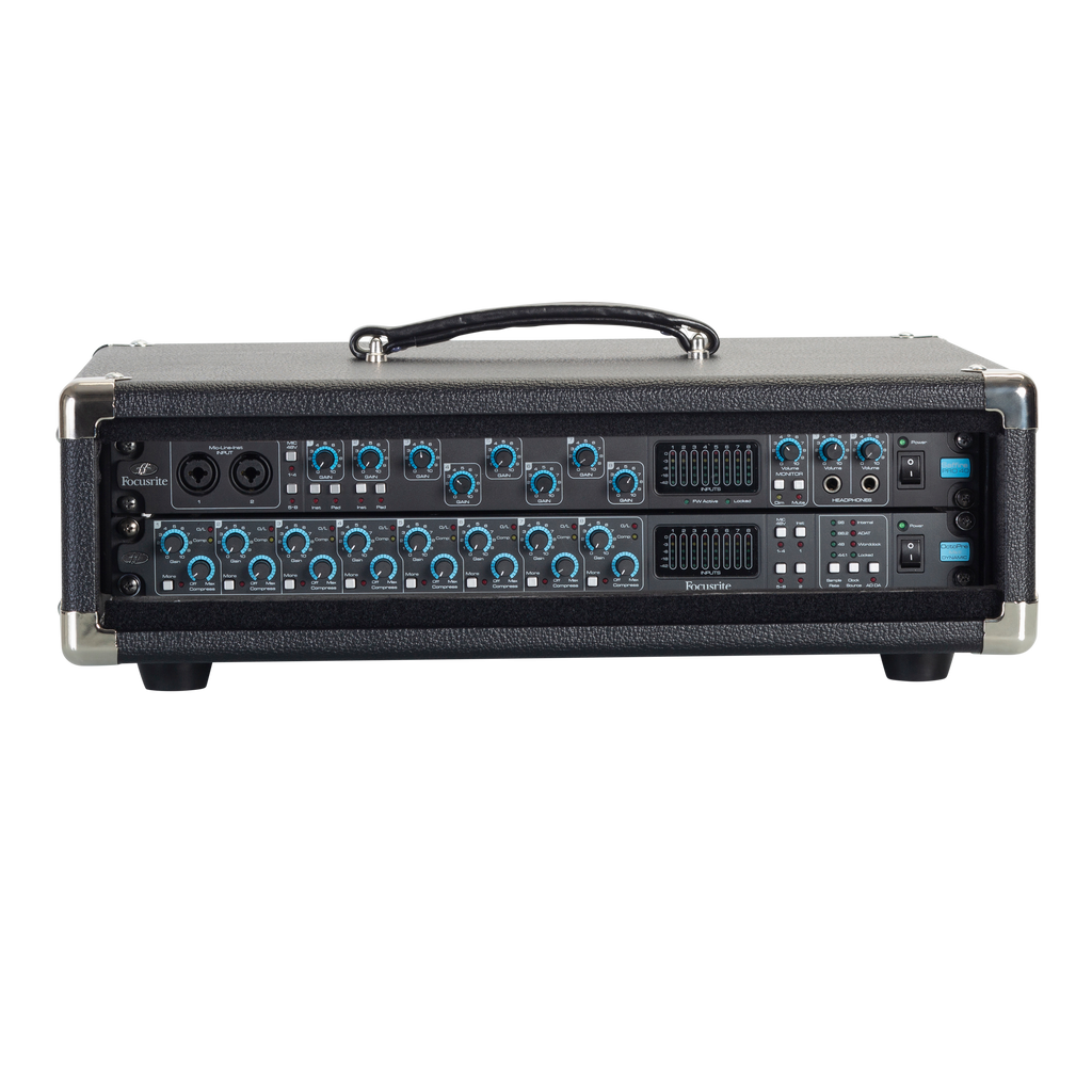 Vintage Amp Vibe Rack Case – 2U Black