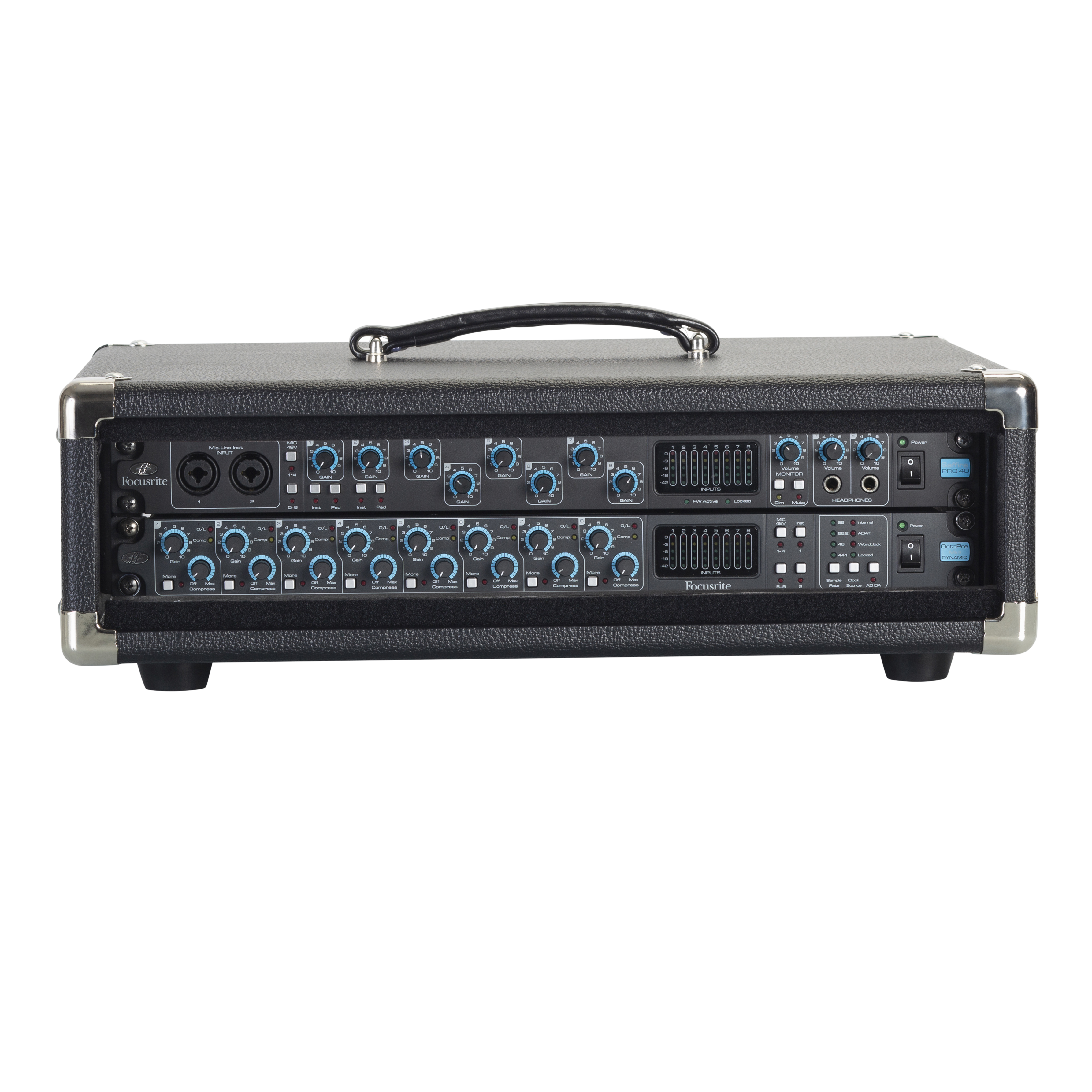 Vintage Amp Vibe Rack Case – 2U Black