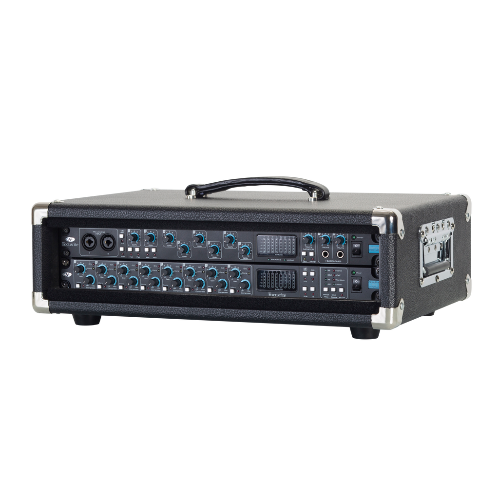 Vintage Amp Vibe Rack Case – 2U Black