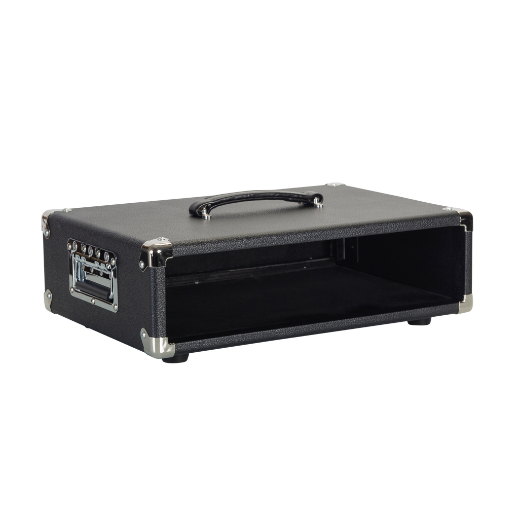 Vintage Amp Vibe Rack Case – 2U Black