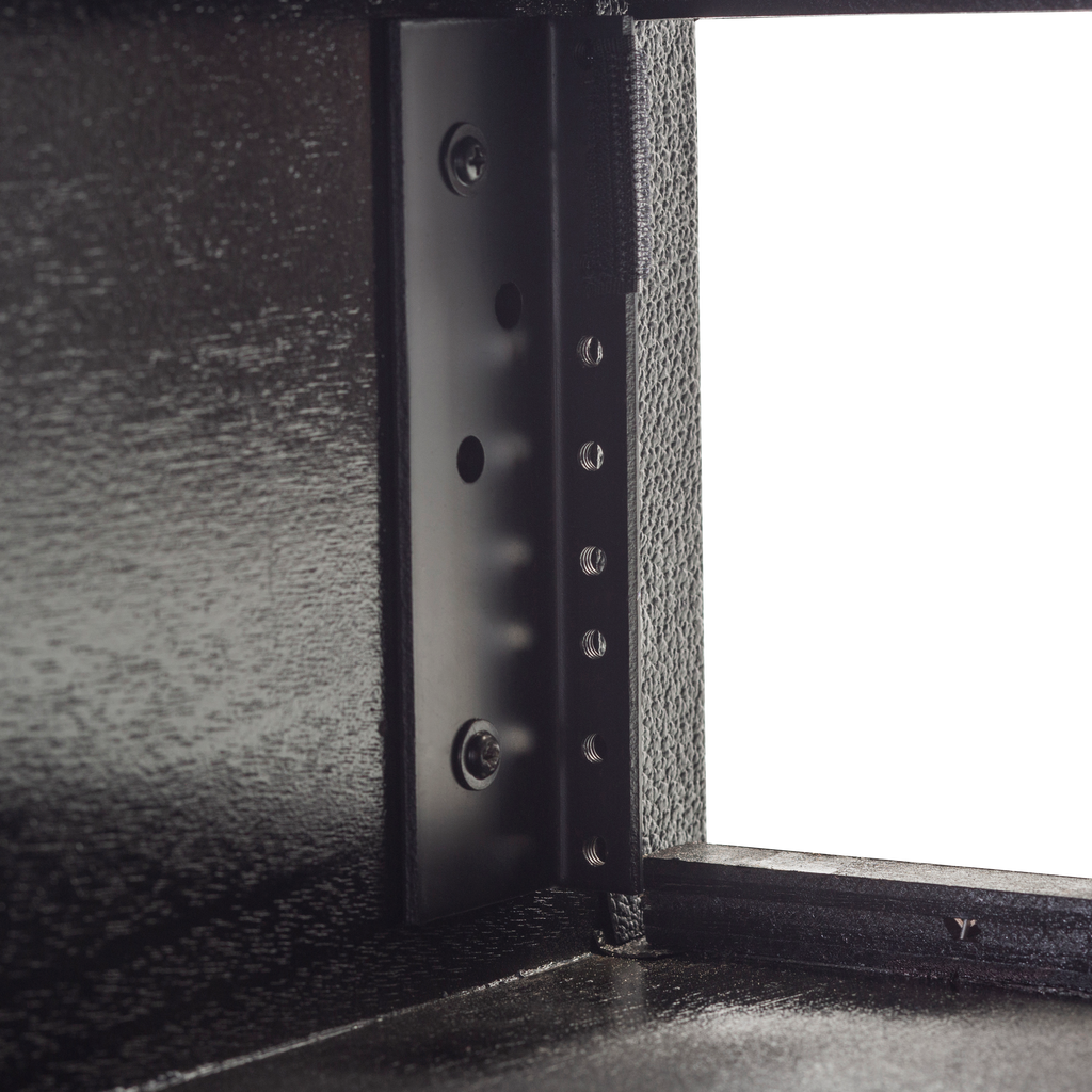 Vintage Amp Vibe Rack Case – 2U Black
