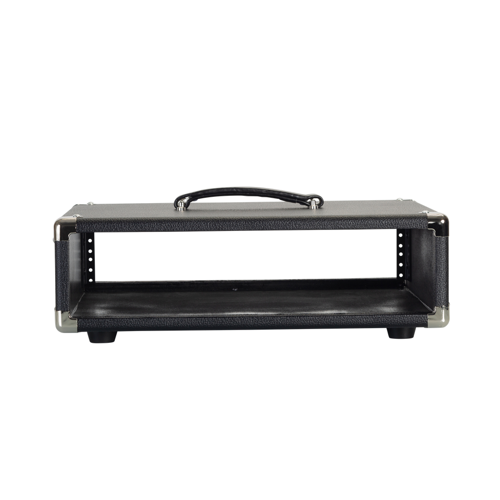 Vintage Amp Vibe Rack Case – 2U Black