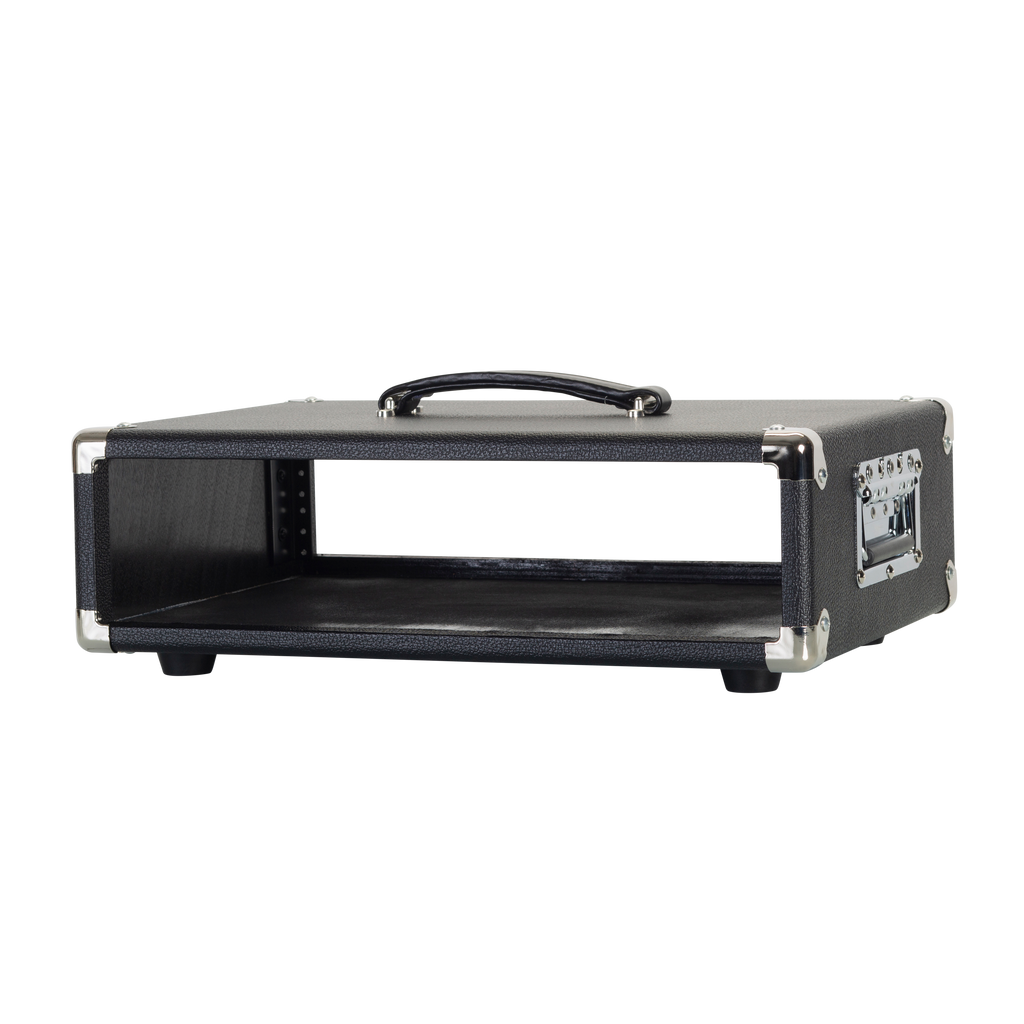Vintage Amp Vibe Rack Case – 2U Black