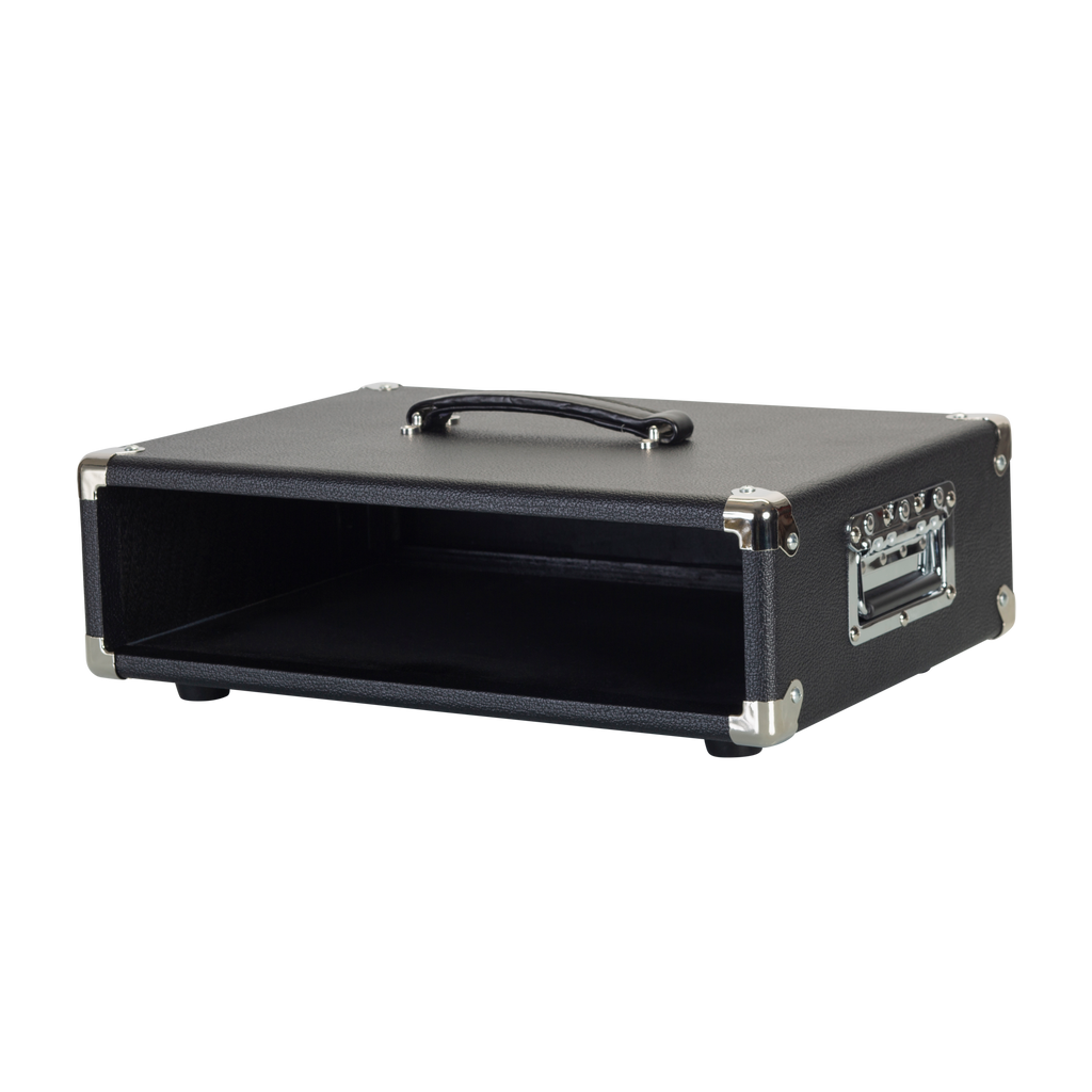 Vintage Amp Vibe Rack Case – 2U Black