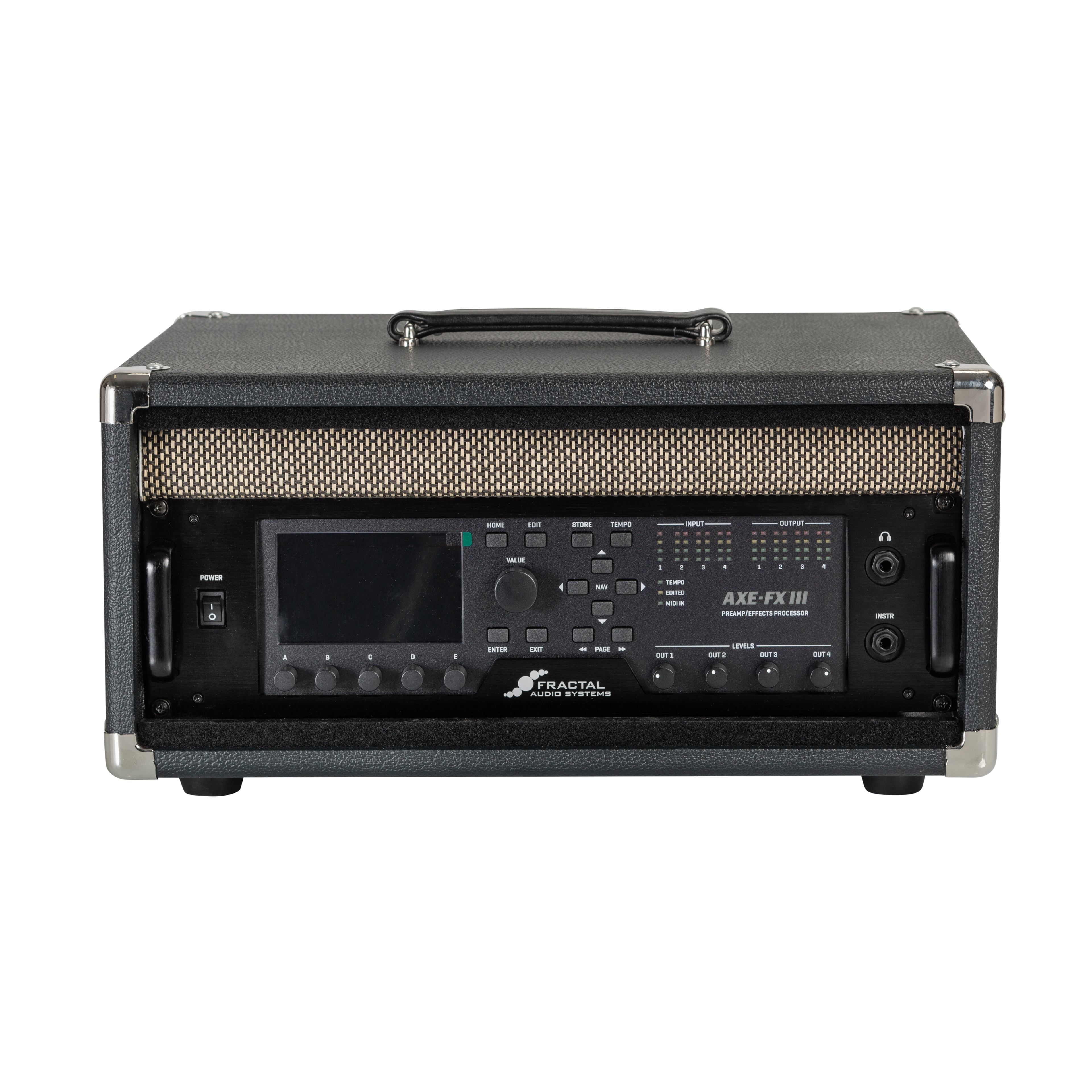 Vintage Amp Vibe Rack Case – 4U Black