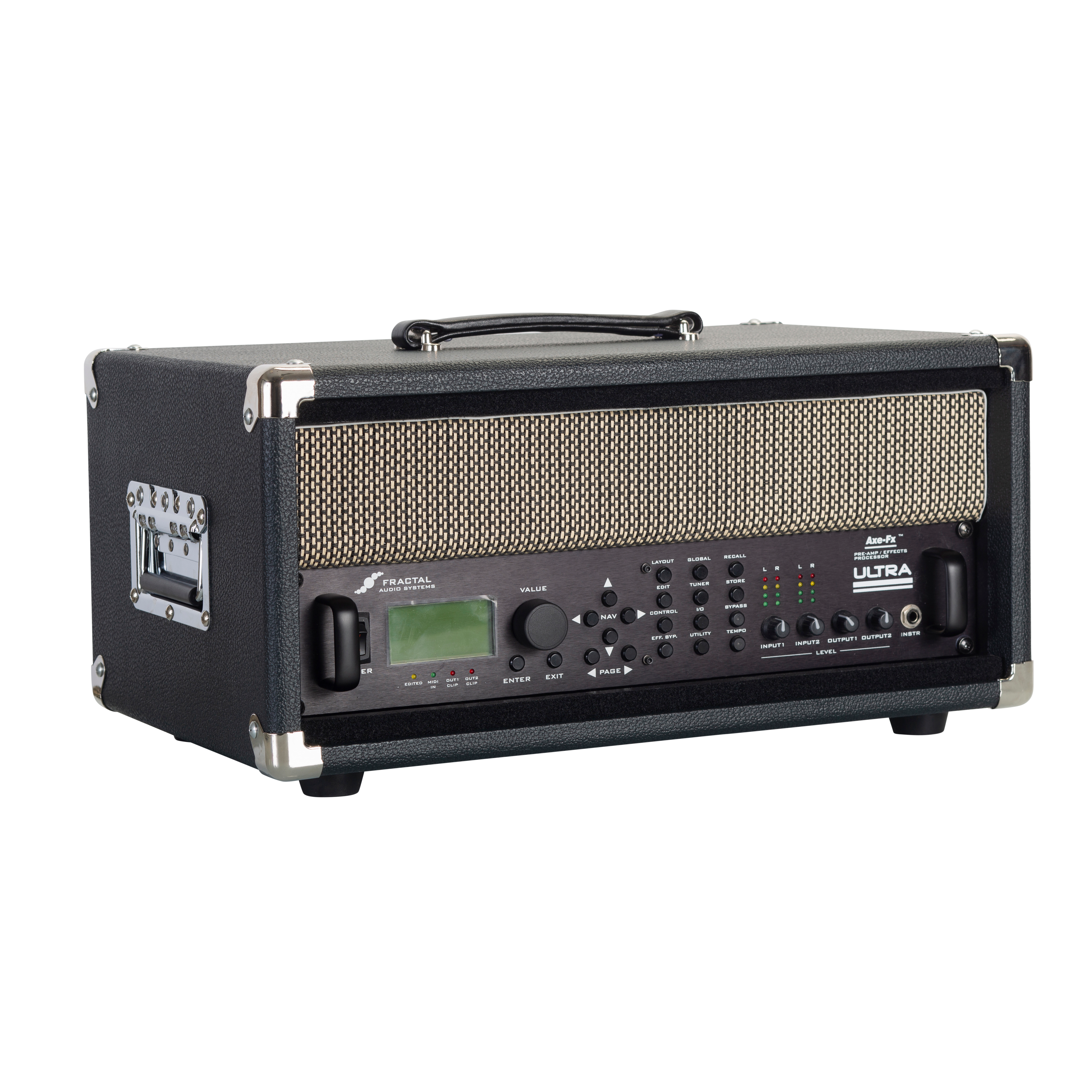 Vintage Amp Vibe Rack Case – 4U Black