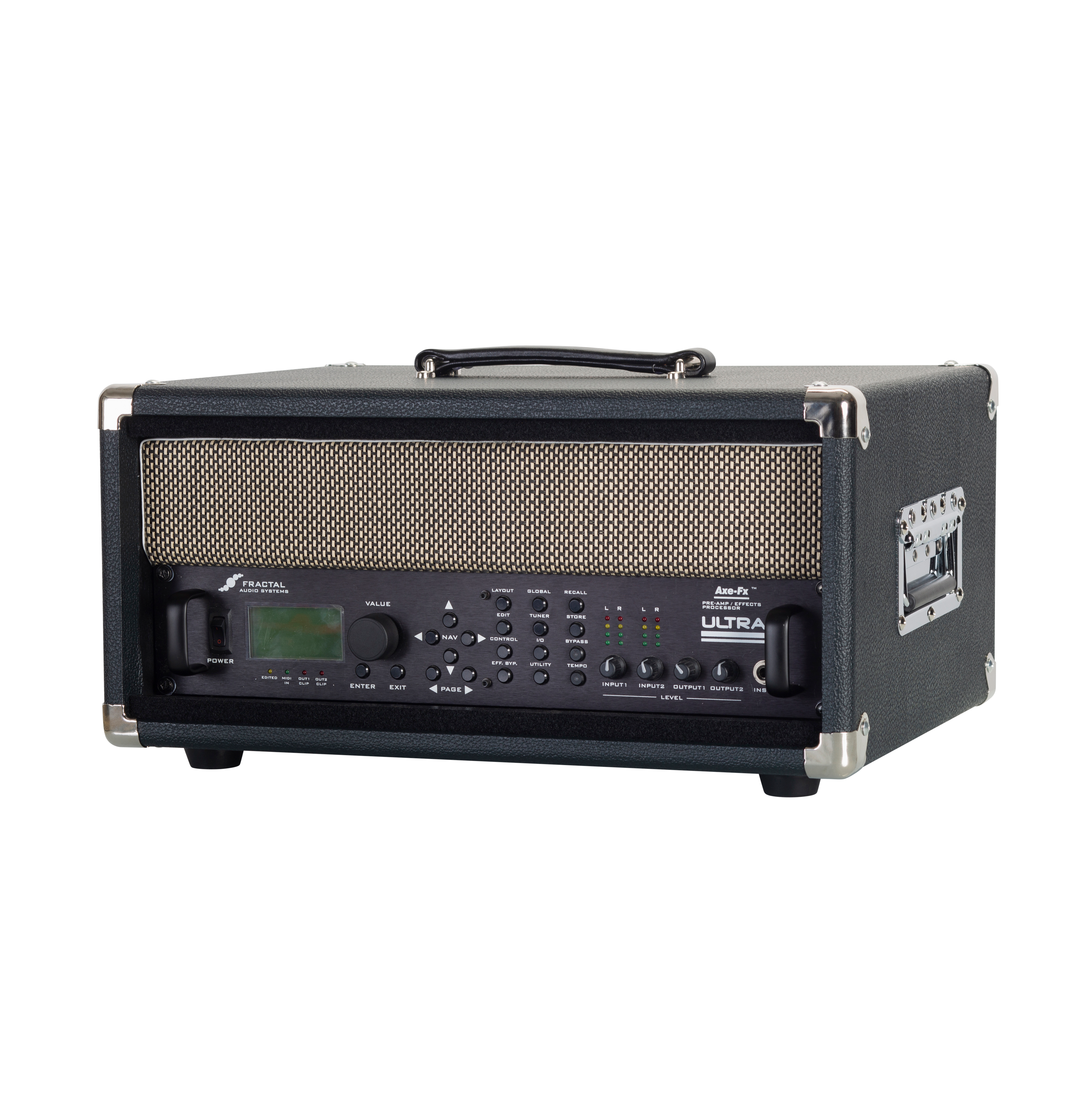Vintage Amp Vibe Rack Case – 4U Black
