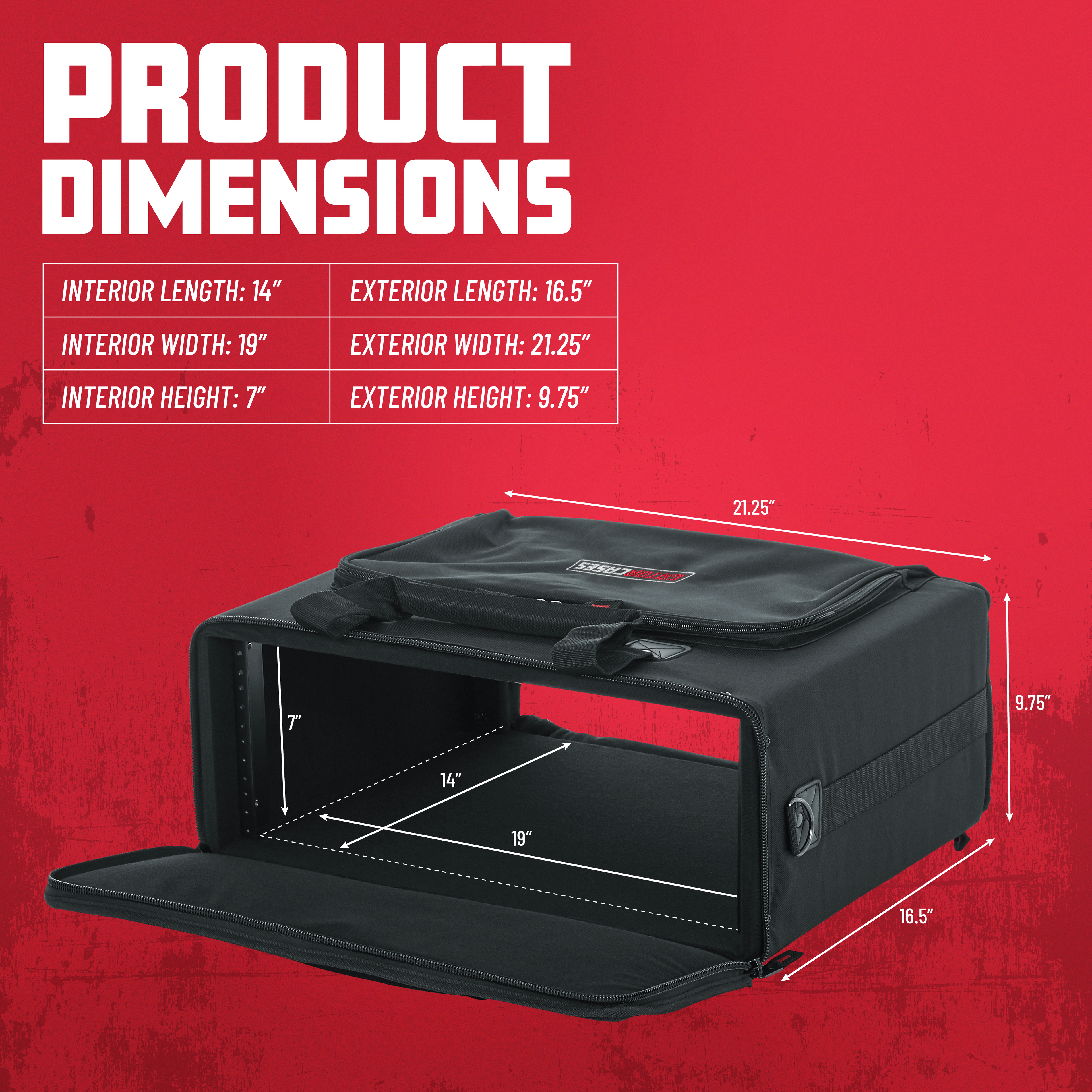 4U Audio Rack Bag