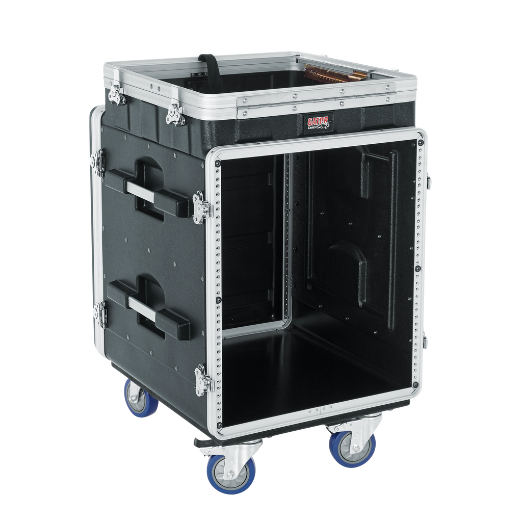 10U Top, 12U Side Console Audio Rack