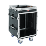 10U Top, 12U Side Console Audio Rack