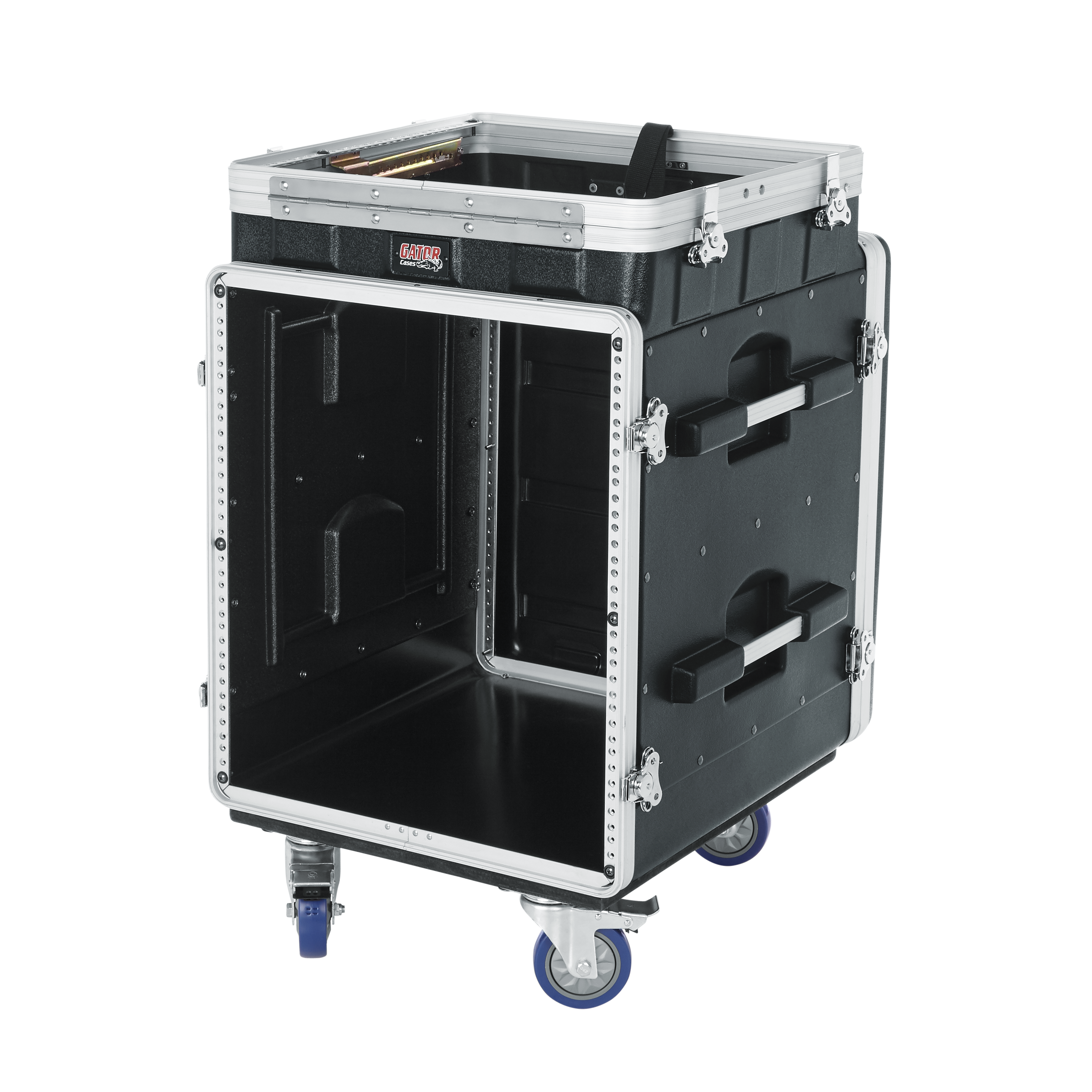 10U Top, 12U Side Console Audio Rack