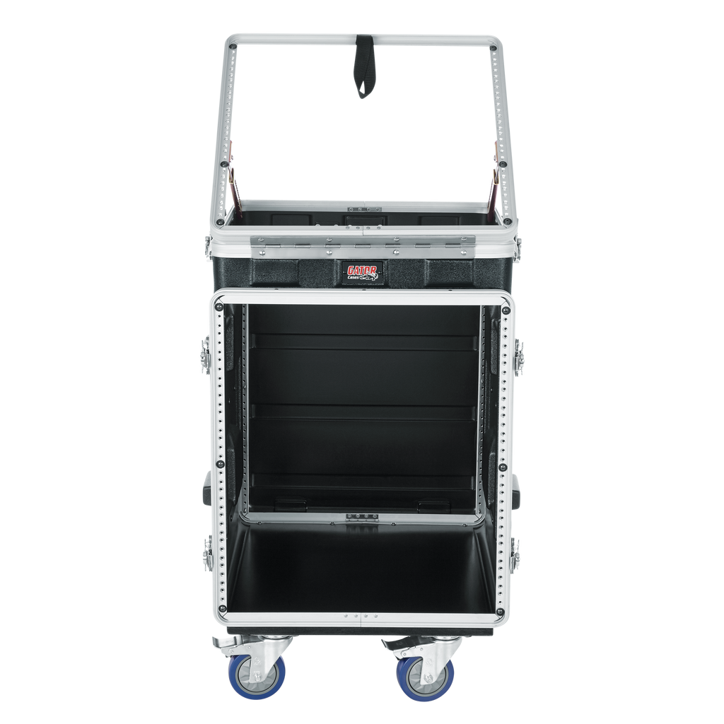 10U Top, 12U Side Console Audio Rack