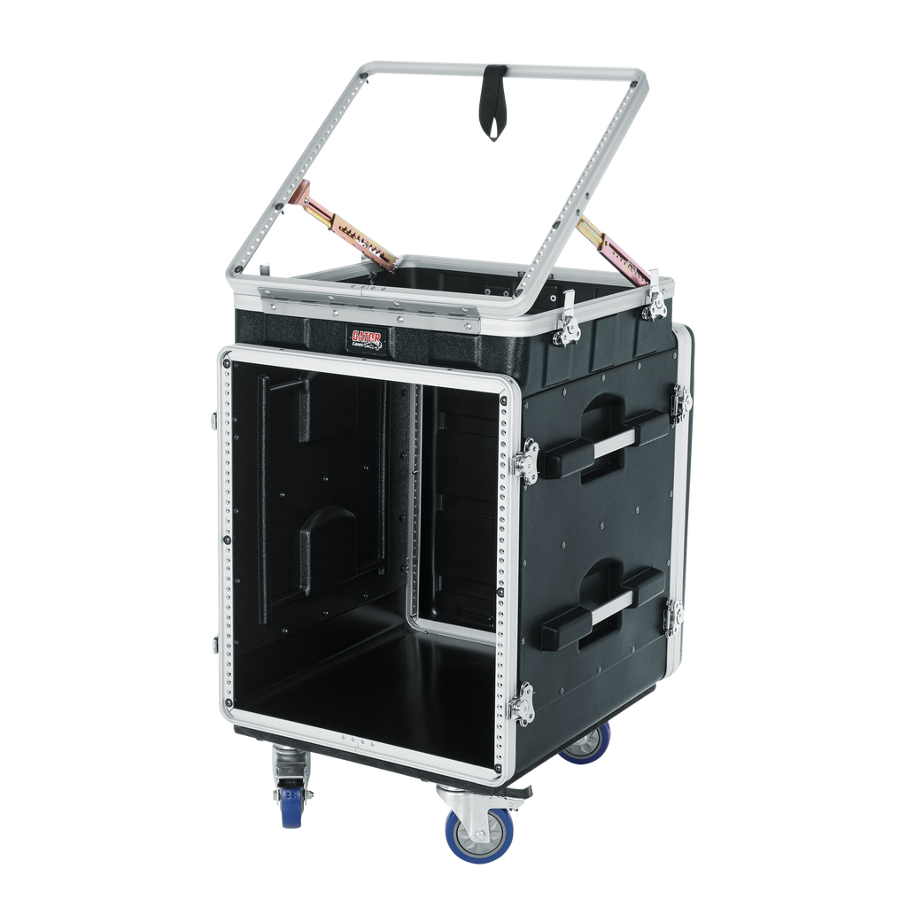 10U Top, 12U Side Console Audio Rack