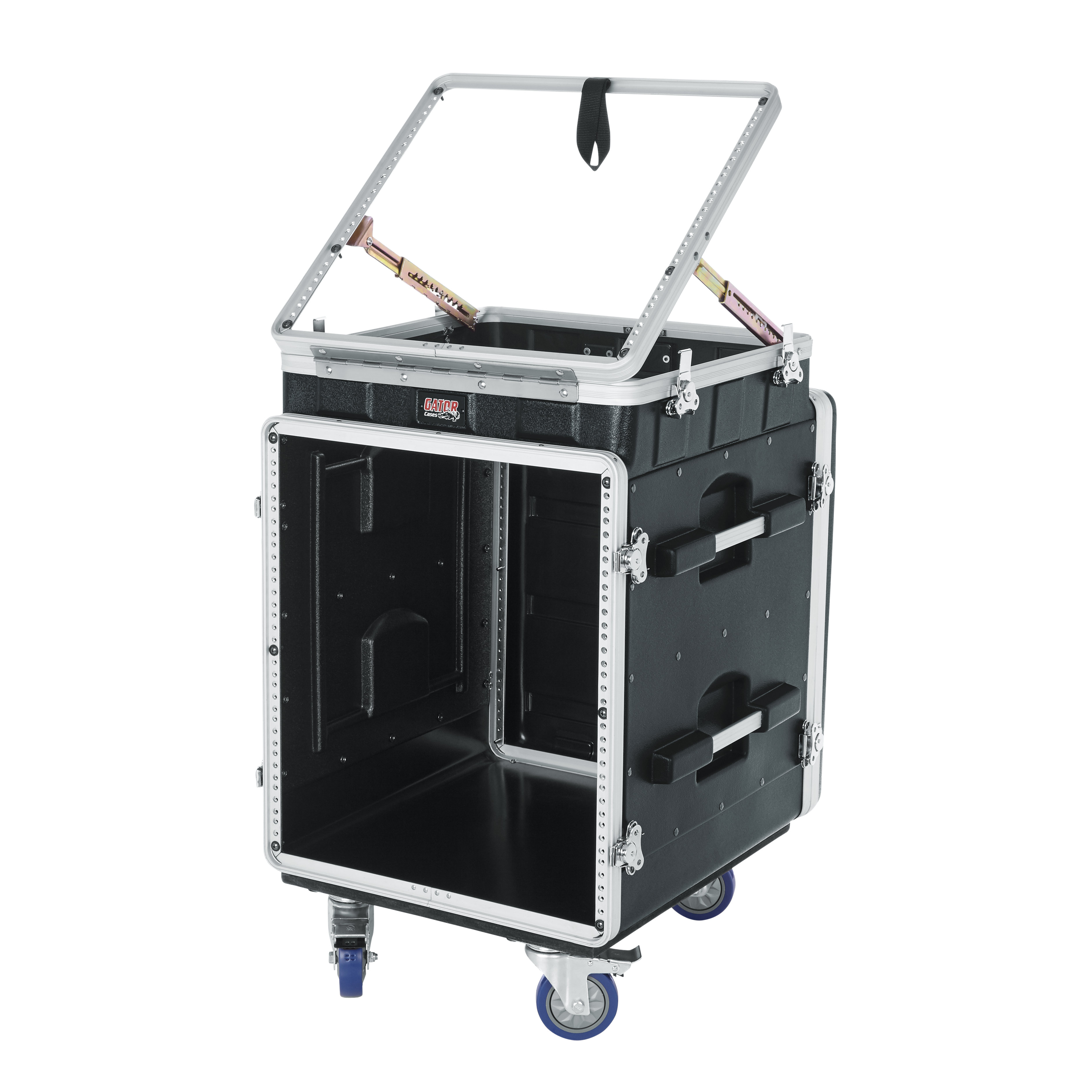 10U Top, 12U Side Console Audio Rack