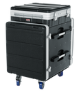 10U Top, 12U Side Console Audio Rack