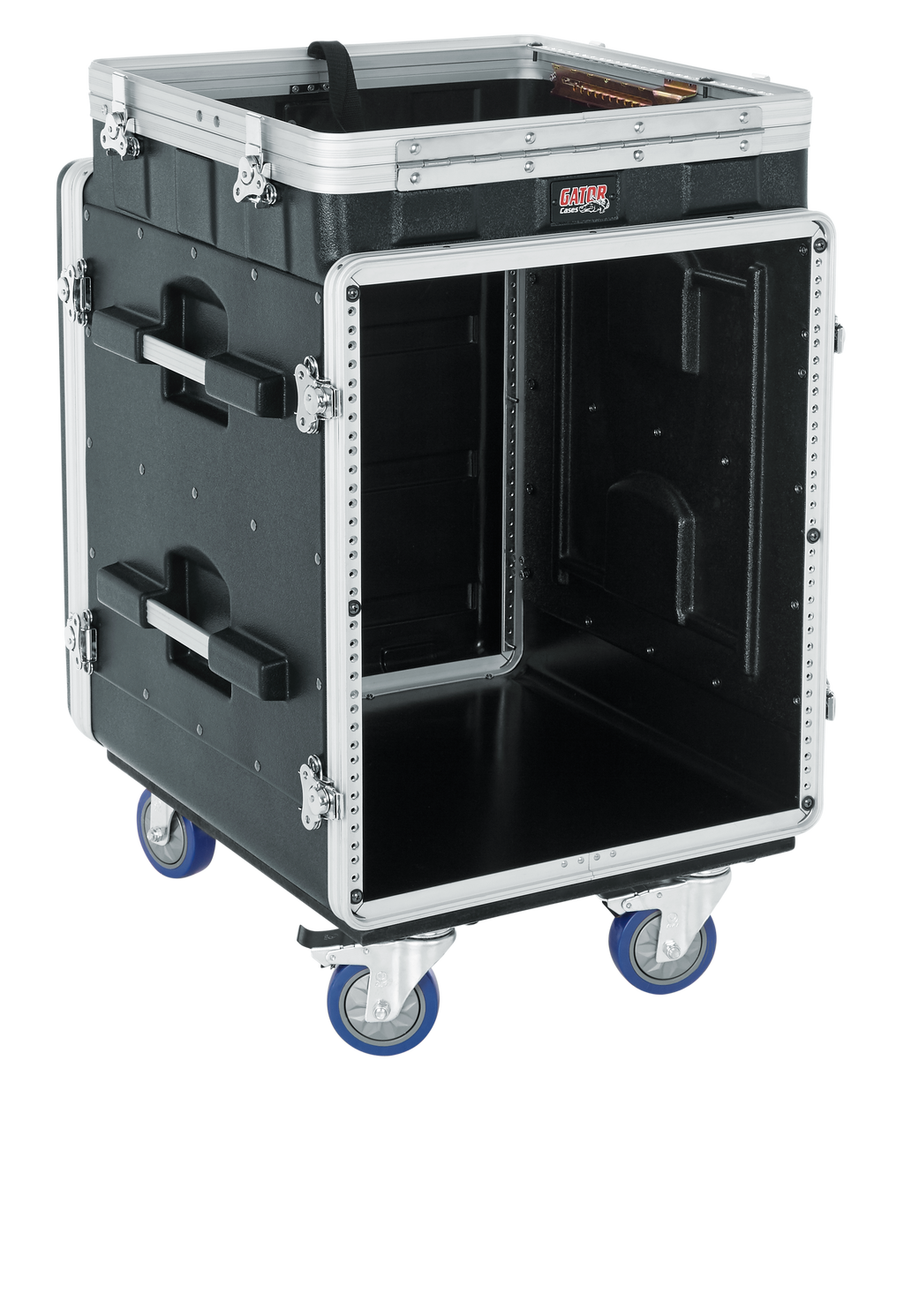 10U Top, 12U Side Console Audio Rack