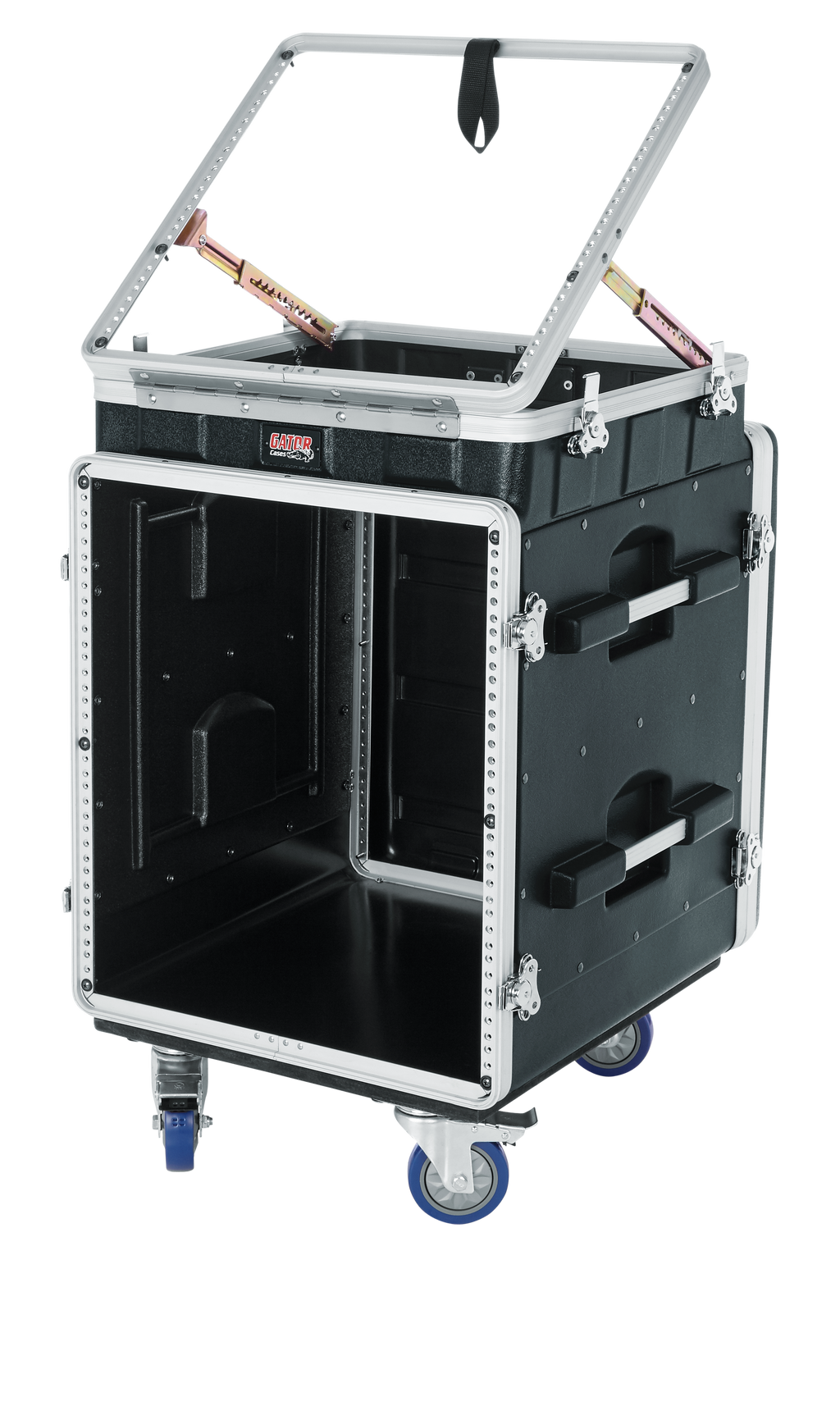 10U Top, 12U Side Console Audio Rack