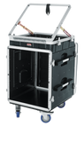 10U Top, 12U Side Console Audio Rack
