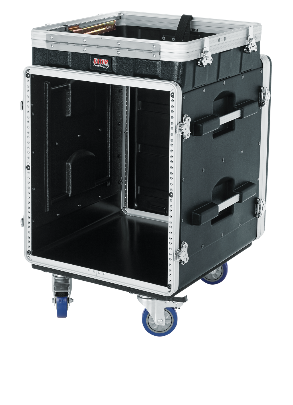 10U Top, 12U Side Console Audio Rack