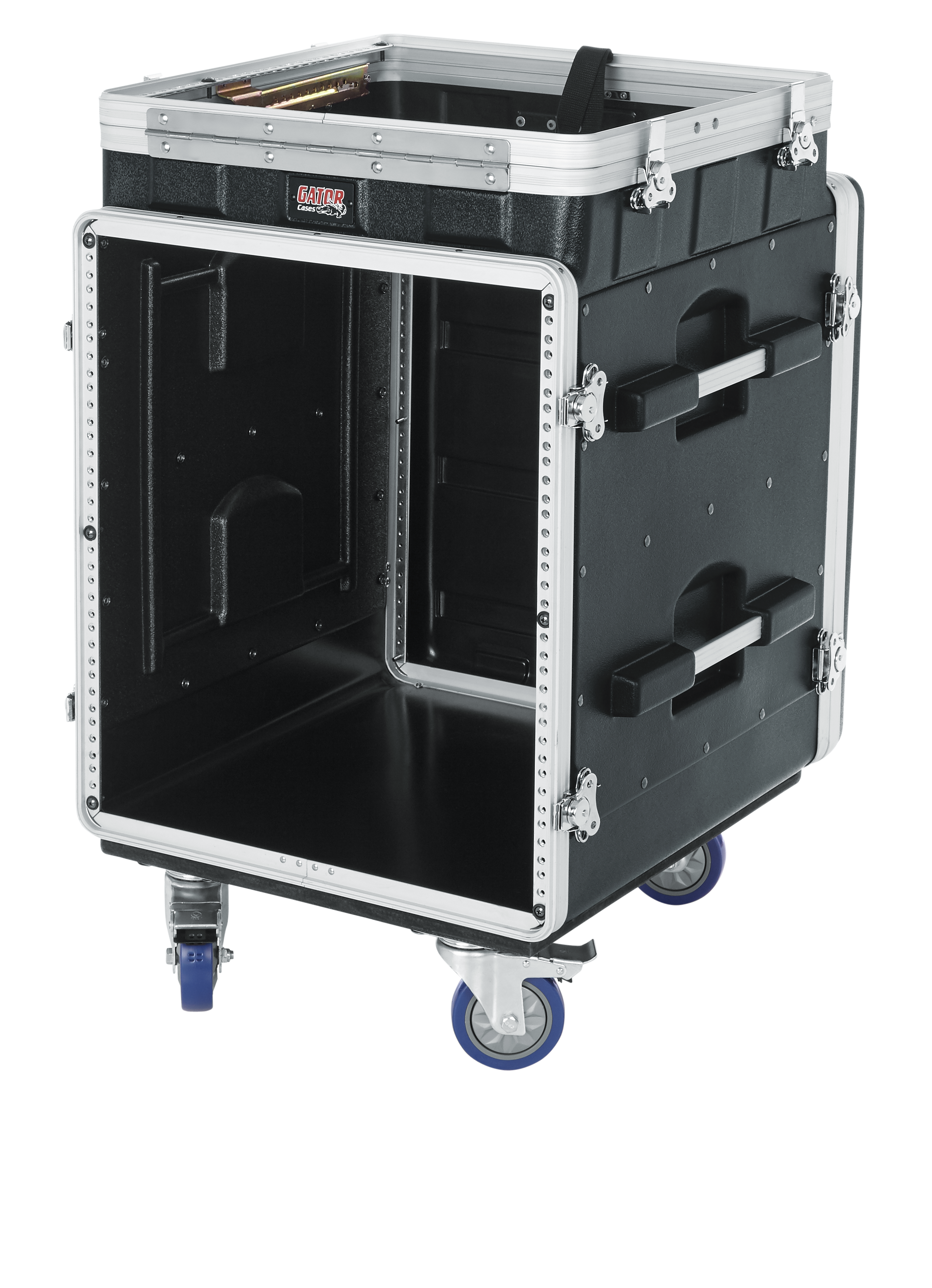 10U Top, 12U Side Console Audio Rack