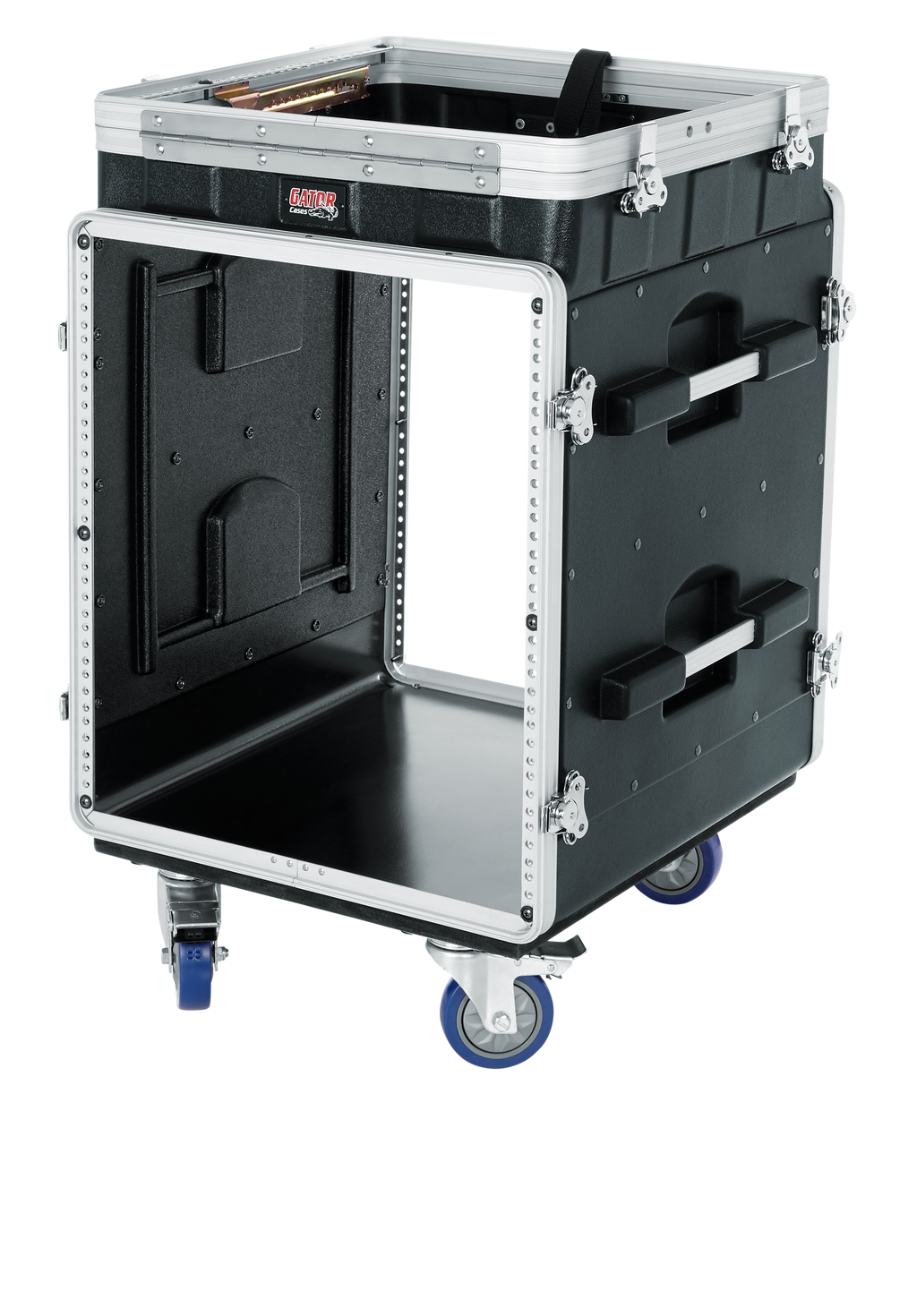 10U Top, 12U Side Console Audio Rack