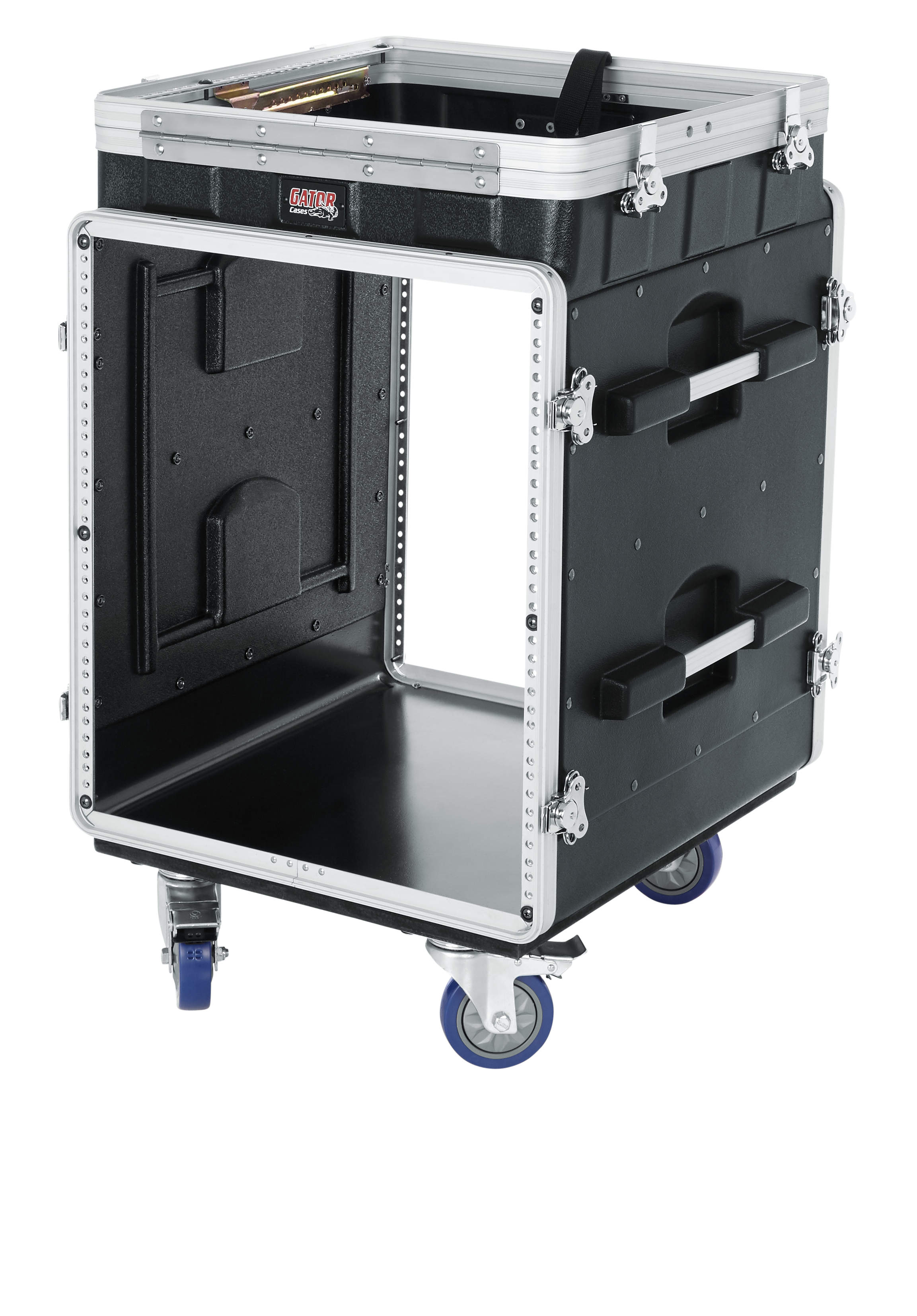 10U Top, 12U Side Console Audio Rack