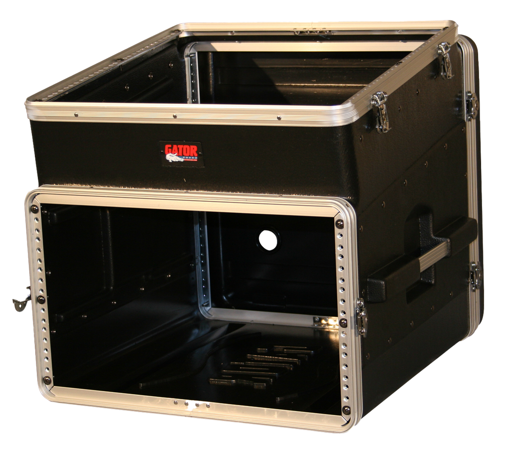 10U Top, 6U Side Console Audio Rack