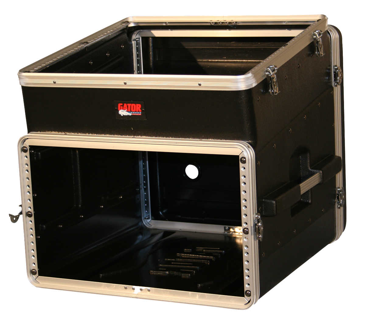 10U Top, 6U Side Console Audio Rack