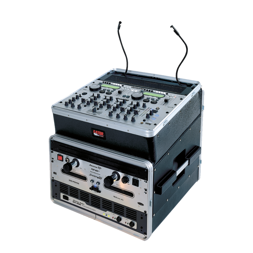 10U Top, 8U Side Console Audio Rack