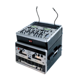 10U Top, 8U Side Console Audio Rack