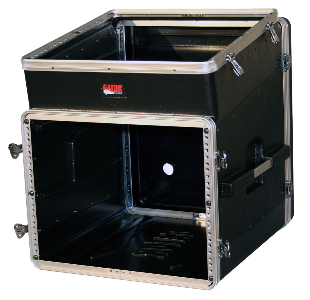 10U Top, 8U Side Console Audio Rack